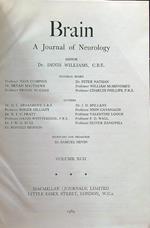 Brain A journal of neurology volume XCII 1969