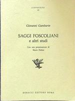 Saggi foscoliani