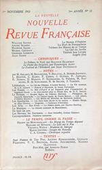 La Nouvelle Revue Francaise 11/novembre 1953