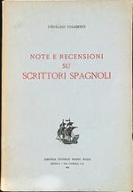 Note e recensioni su scrittori spagnoli