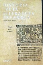 Historia de la Literatura espanola. Vol I