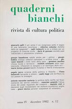 Quaderni bianchi 12/dicembre 1982