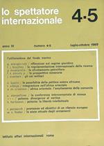 Lo spettatore internazionale 4-5/luglio-ottobre 1969