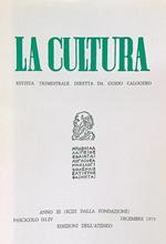 La cultura fasc III-IV / Dicembre 1973