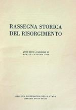 Rassegna storica del risorgimento Fasc II/ Aprile-giugno 1960