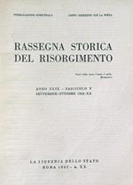 Rassegna storica del Risorgimento fasc V/Settembre-ottobre 1942