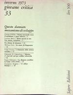 Giovane critica 33/Inverno 1973