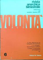 Volontaà - Anno XVIII n. 6/Novembre Dicembre 1975