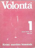 Volontà - Anno XXIX n. 1/Gennaio Febbraio 1976