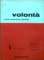 Volontà - Anno XV n. 6/Giugno 1962