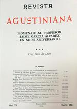 Revista Agustiniana num 118/Vol XIL-1998