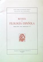 Revista de Filologia Espanola Tomo LXXVI - 1996 - Fasciculos 1-2