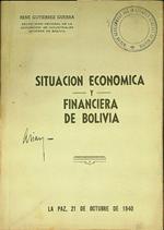 Situacion economica y financiera de Bolivia