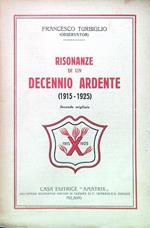 Risonanze di un decennio ardente (1915-1925)