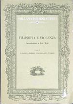 Filosofia e violenza. Introduzione a Eric Weil