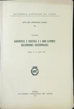 Convegno agricoltura e industria e i loro rapporti nell'economia contemporanea