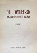 VII Congresso del Partito Comunista Italiano. Resoconto