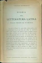 Storia della letteratura latina dalle origini al VI secolo