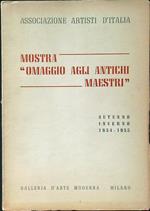 Mostra ''omaggio agli antichi maestrì' 1954-1955