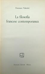 La filosofia francese contemporanea