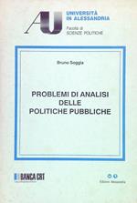 Problemi di analisi delle politiche pubbliche. Università in Alessandria