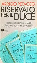 Riservato per il duce