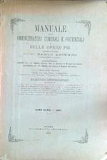 Manuale degli amministratori comunali e provinciali e delle opere pie 1893