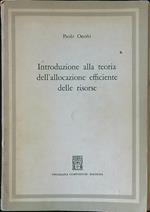 Introduzione alla teoria dell'allocazione efficiente delle risorse