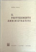 Il provvedimento amministrativo