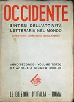 Occidente - Anno II volume 3/aprile-giugno 1933