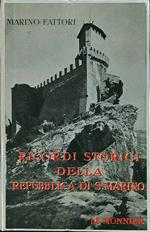 Rircordi storici della repubblica di S. Marino