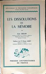 Les dissolutions de la memoire