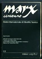 Marx centouno 1-2 maggio-dicembre 1984