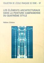 Les elements architecturaux dans la peinture campanienne du quatrieme style