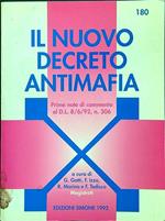 Il nuovo decreto antimafia