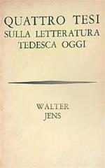 Quattro tesi sulla letteratura tedesca oggi