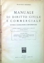 Manuale di diritto civile e commerciale. 3 Volumi rilegati in un unico tomo