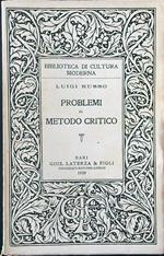 Problemi di metodo critico