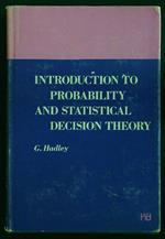 Introduction to probability and statistical decision theory