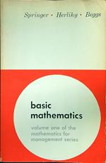 Basic mathematics volume one