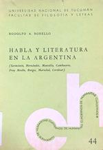 Habla y literatura en la Argentina