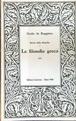 Storia della filosofia - La filosofia greca vol. 2