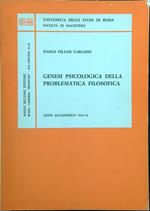 Genesi psicologica della problematica filosofica