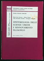 Epistemologia delle scienze umane e rinnovamento filosofico