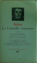 La comedie humaine III