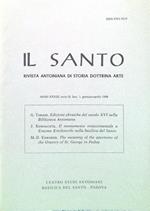 Il Santo - Anno XXVIII, Serie II - Fasc. 1/Gennaio Aprile 1988