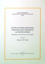 Studi di storia religiosa padovana dal Medioevo ai nostri giorni