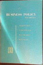 Business policy. Text and cases