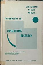 Introduction to: operation research