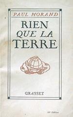 Rien que la terre